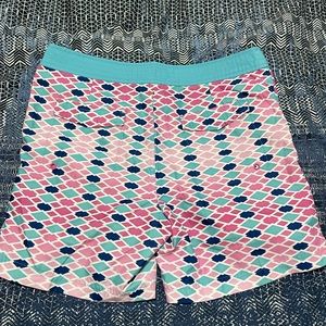Mens Original Penguin Print Swim Trunks